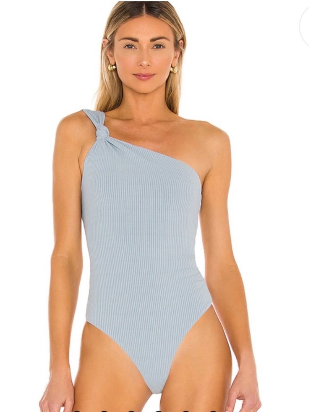 Lovers and Friends Blanche Bodysuit in Powder Blue Size Small NEW